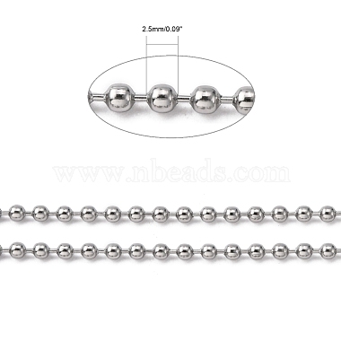 304 Stainless Steel Ball Beaded Chains(CHS-K002-11)-2