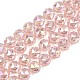 Transparent Electroplate Glass Beads Strands(EGLA-N002-34C-B06)-1