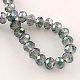 Chapelets de perles en verre galvanoplastique(X-EGLA-S096-2mm-07)-1