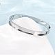 304 Stainless Steel Grooved Bangle Base(SA-CBACA70-02P)-3