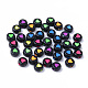 Perles noires opaques acryliques(X-MACR-S273-40)-1
