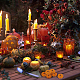 Handwork Felt Needle Felting Pumpkin Ornaments(AJEW-WH0250-21)-6
