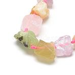 Natural Multi Color Quartz Beads Strands, Nuggets, 10~27x17~33x17~33mm, Hole: 2~2.5mm, about 12~15pcs/strand, 15.7 inch(G-R421-07)