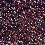 TOHO Round Seed Beads, Japanese Seed Beads, (425) Gold Luster Marionberry, 11/0, 2.2mm, Hole: 0.8mm, about 5555pcs/50g(SEED-XTR11-0425)