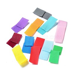 Nylon Magic Tapes, Adhesive Hook and Loop Tapes, Mixed Color, 25mm, 2rolls/set, 1m/roll(FIND-XCP0001-11)