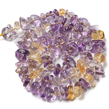 Natural Ametrine Chip Beads Strands(G-E271-71)-2