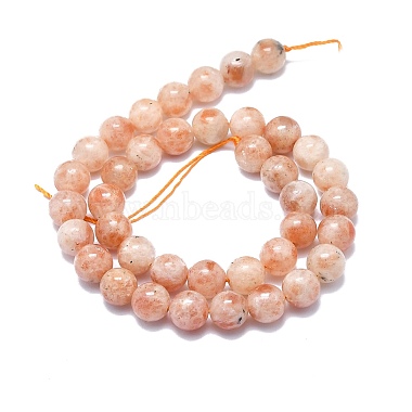 Natural Sunstone Beads Strands(G-F715-106C)-2