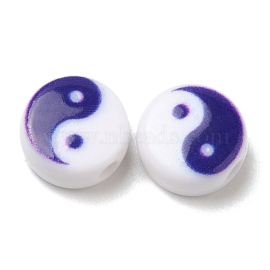 perles acryliques opaques imprimés(OACR-L015-01A)-2