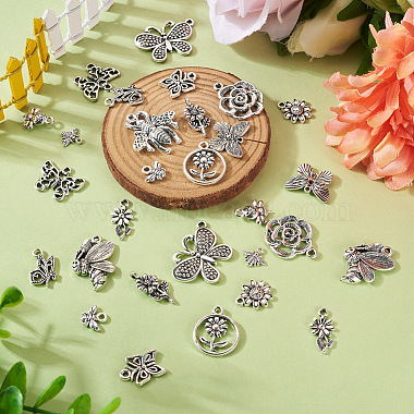 30Pcs 15 Style Tibetan Style Alloy Pendants(FIND-TA0002-88)-4