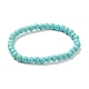 Synthetic Turquoise Beaded Stretch Bracelets(BJEW-A117-B-14)-2