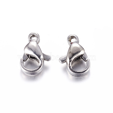 304 Stainless Steel Lobster Claw Clasps(STAS-AB09)-2