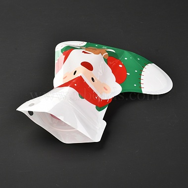 Christmas Theme Boots Plastic Gift Bags(ABAG-G008-01A)-4