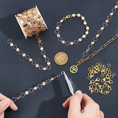 DIY Chain Bracelet Necklace Making Kit(DIY-NB0009-31)-3