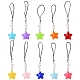 Star Acrylic Mobile Straps(HJEW-YW00030)-1