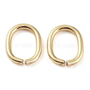 201 Stainless Steel Open Jump Rings, Oval, Golden, 13.5x11x1.5mm, Hole: 10x7mm.(STAS-M008-01G)