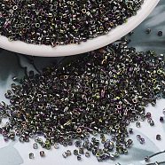 MIYUKI Delica Beads, Cylinder, Japanese Seed Beads, 11/0, (DB2205) Magic Orchid, 1.3x1.6mm, Hole: 0.8mm, about 20000pcs/bag, 100g/bag(SEED-J020-DB2205)