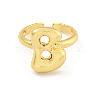 Brass Letter Open Cuff Rings for Women(RJEW-G313-01B-G)-2