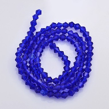 Faceted Bicone Glass Beads Strands(X-EGLA-P017-4mm-08)-2
