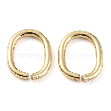 Golden Oval 201 Stainless Steel Open Jump Rings