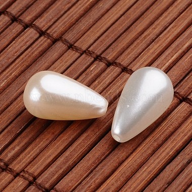 Teardrop Acrylic Imitation Pearl Beads(OACR-O002-2461)-2