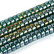 ab色のメッキ透明ガラスビーズストランド(GLAA-T026-4x8mm-T02)-1