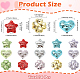 30Pcs 3 Styles Textured Plating Opaque Acrylic Beads(PACR-YW0001-61)-2