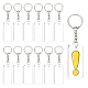 Benecreat наборы для изготовления прозрачных акриловых застежек для ключей «сделай сам»(DIY-BC0001-68)-1