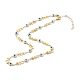 Brass Cobs Chain Necklaces(NJEW-JN03457)-1
