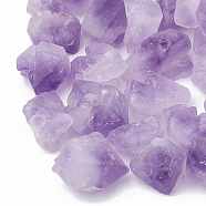 Natural Amethyst Decorations, No Hole/Undrilled, Chip, 12~30x10~25x10~16mm, about 130pcs/1000g(G-N0320-01)