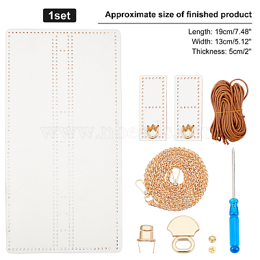 DIY Knitting Rectangle Crossbody Bags Set(DIY-WH0260-87B)-2