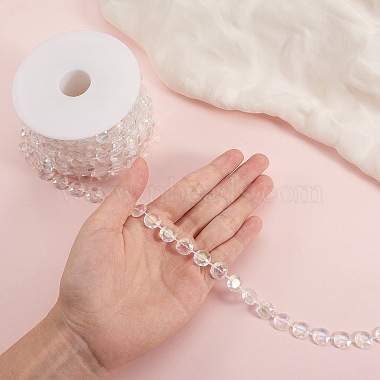 chaînes de perles en plastique faites à la main(CHC-CJ0001-55)-6