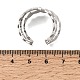 offene Manschettenringe aus Messing(RJEW-F215-04P)-4