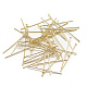 Brass Flat Head Pins(X-KK-T032-092G)-2