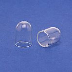 Mini Glass Dome, Glass Display Cover, Clear, 25.5x18mm, Inner Diameter: 15mm(GGLA-WH0032-01B)