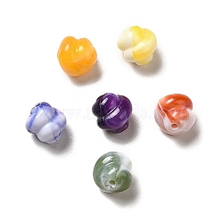 Opaque Acrylic Beads, Cloud, Mixed Color, 10x10mm, Hole: 1.2mm, about 930pcs/500g(MACR-J123-32)