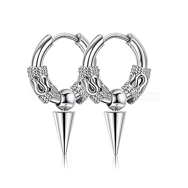 Cone 304 Stainless Steel Earrings