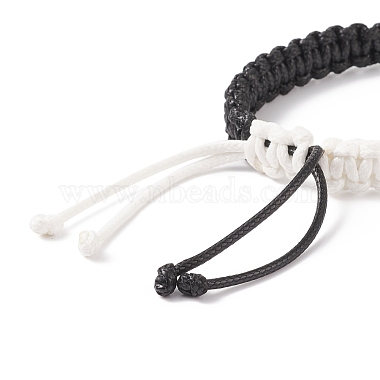 Waxed Polyester Braided Cord Bracelet(BJEW-TA00166)-5
