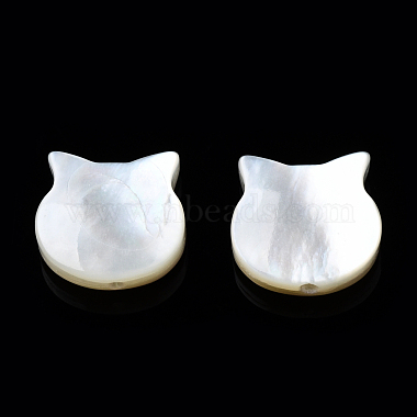 Natural Black Lip Shell & White Shell Beads(SSHEL-N034-124B)-3