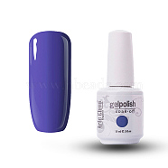 15ml Special Nail Gel, for Nail Art Stamping Print, Varnish Manicure Starter Kit, Slate Blue, Bottle: 34x80mm(MRMJ-P006-D096)