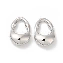 304 Stainless Steel Pendants, Lock Charm, Stainless Steel Color, 19x12.5x6mm, Hole: 11x8.5mm(STAS-H214-19P)
