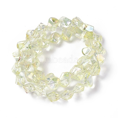 Full Rainbow Plated Electroplate Glass Beads(EGLA-Q066-FR02)-3
