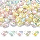 100Pcs 5 Colors Transparent Acrylic Beads(TACR-YW0008-10)-1