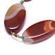 Natural Banded Agate/Striped Agate Beads Strands(G-L544-024A)-2