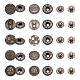 50 Sets 5 Style Brass Snap Button(FIND-NB0004-06)-1