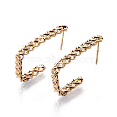 Others Brass Stud Earrings