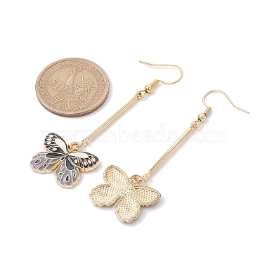 Alloy Enamel Butterfly Dangle Earrings(EJEW-JE05604-04)-3