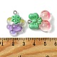 Gradient Color Translucent Resin Pendants(RESI-P039-02C)-3