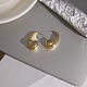304 Stainless Steel Stud Earrings(EJEW-A161-01G)-1