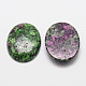 Oval Natural Ruby in Zoisite Cabochons(G-K020-40x30mm-09)-2