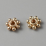 Alloy Spacer Beads, Flower, Light Gold, 5x1.5mm, Hole: 1mm(FIND-WH0137-08KCG)